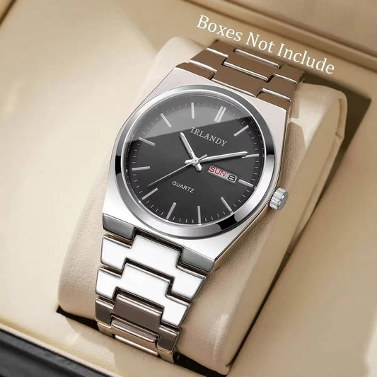 Fashion Men's Calendar Quartz Watch Luxury Men Business Watches